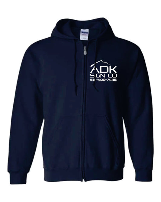 Adirondack Sign Co Zip Hoodie